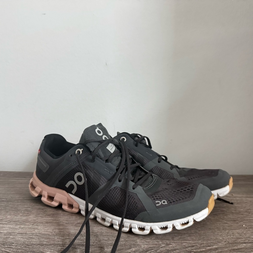 On Running Cloudflow Women’s Size 8.5 FVN-PI Rock Rose Cloudtec Helion - Picture 4 of 16